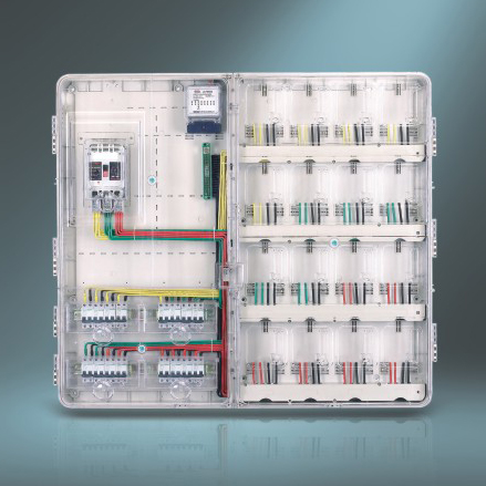 MF-K1601C 單相十六位主控透明電表箱